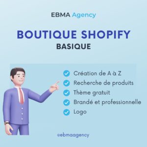 CREATION SITE SHOPIFY